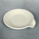 Ceramic Bisque Round Spoon Rest Ceramic Bisque Round Spoon Rest